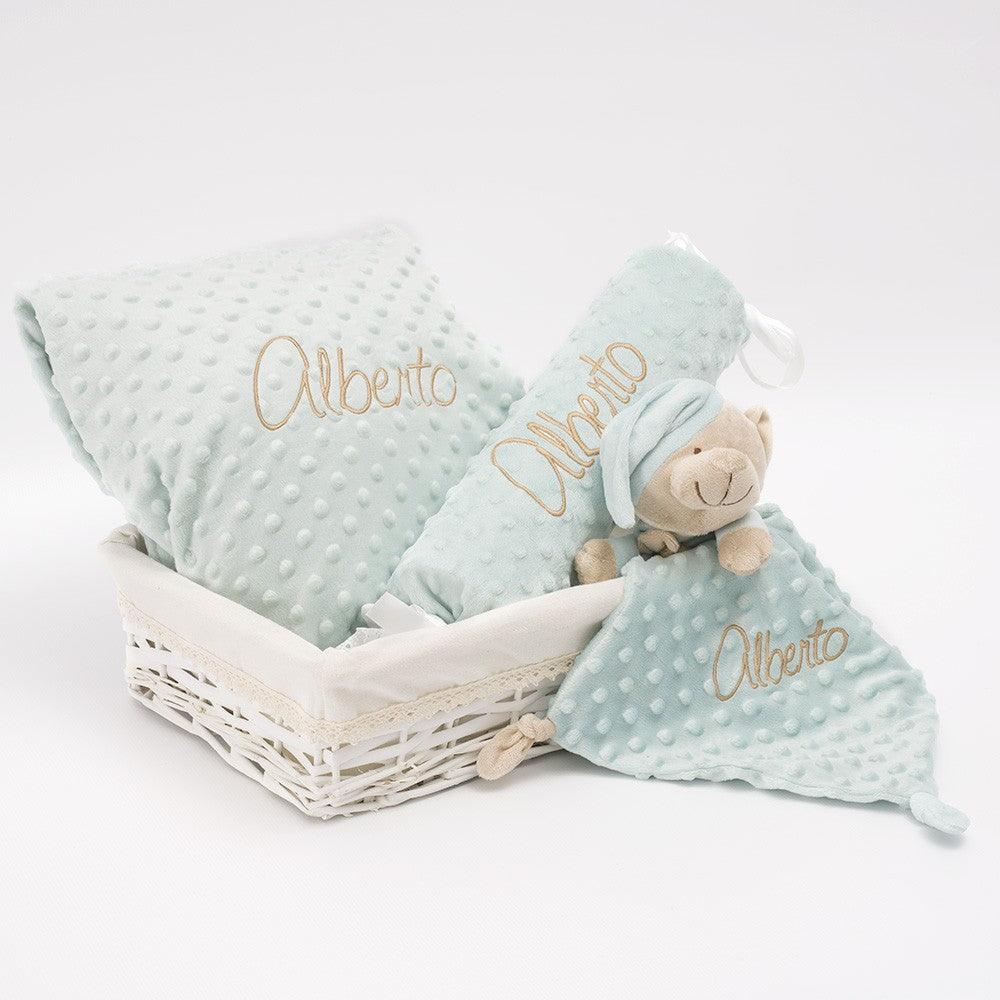 Manta y Doudou y Caramelo 3 piezas Basic Nanetes - Nanetes #